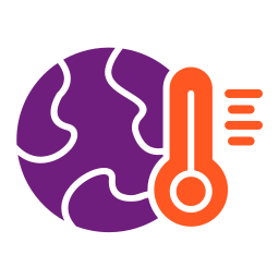Глобальное потепление иконка