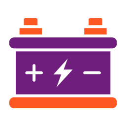 Автомобильный аккумулятор иконка