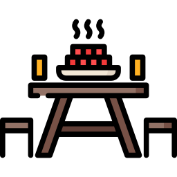 Picnic table icon