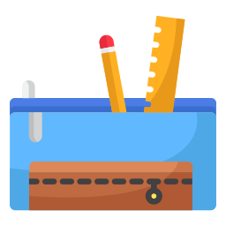 Pencil case icon