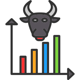 Bull market icon