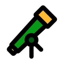 télescope Icône