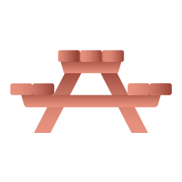 Picnic table icon