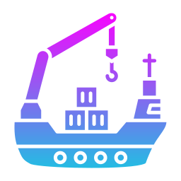 Cargo ship icon