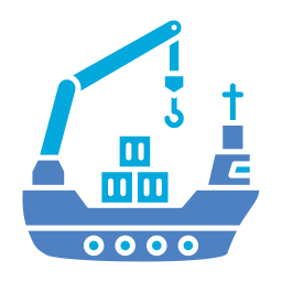 Cargo ship icon