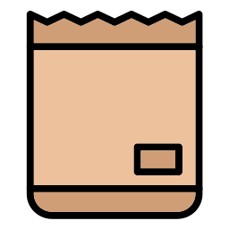 Paper bag icon