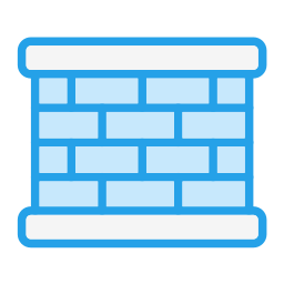 Bricks wall icon