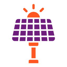 Solar panel icon