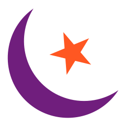 Crescent moon icon