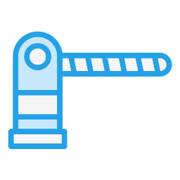 Parking barrier icon