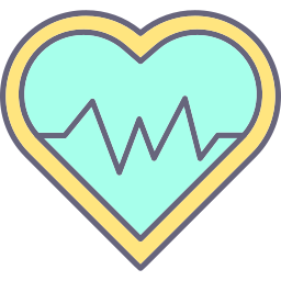 Heart beat icon