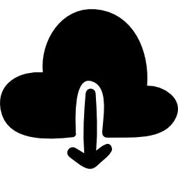 laden sie die cloud herunter icon