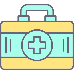 First aid kit icon