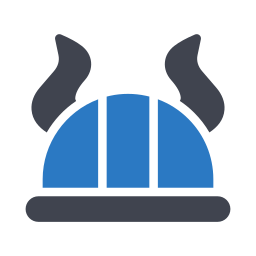 Viking helmet icon