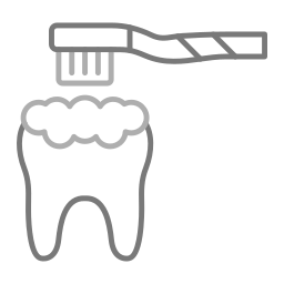 lavarsi i denti icona