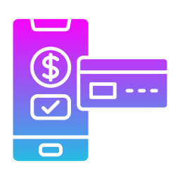 Smartphone payment icon