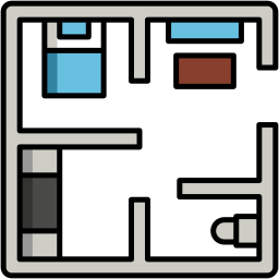 gebäudeplan icon