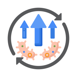 les bactéries Icône