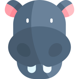 Hippopotamus icon