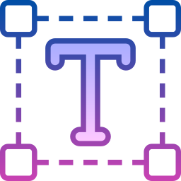 Текст иконка