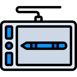 tablet gráfico Ícone