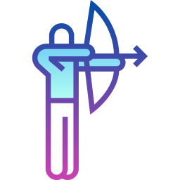 tir à l'arc Icône