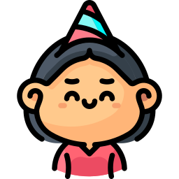 Birthday girl icon