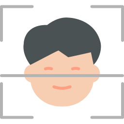 Facial recognition icon