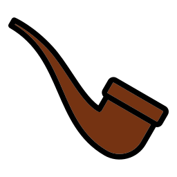 Smoking pipe icon