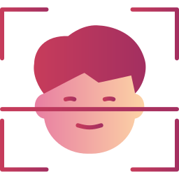 Facial recognition icon