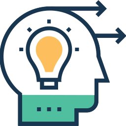 Creative mind icon