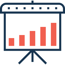 Business presentation icon