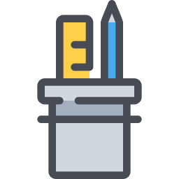 Pencil case icon