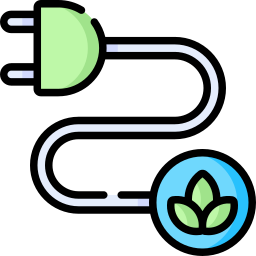 Eco energy icon