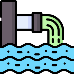 Water pollution icon