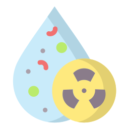 Water pollution icon