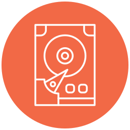 Hard disk icon