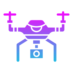 Smart drone icon