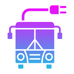 elektrischer bus icon