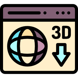 stampante 3d icona