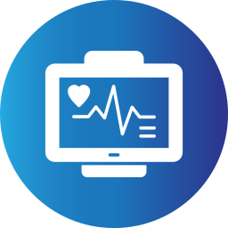 monitor de ecg Ícone