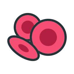 Blood cells icon