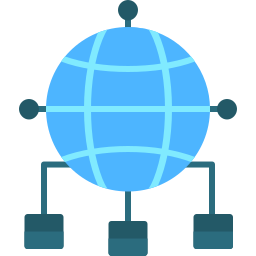 connessione globale icona