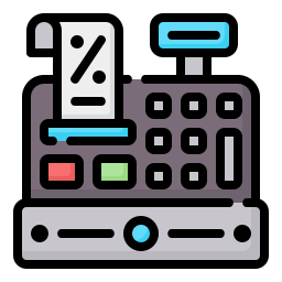 Cash register icon