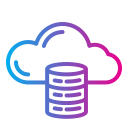 Cloud storage icon