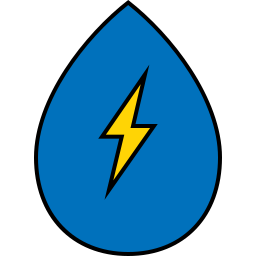 Water energy icon