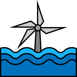 Water energy icon