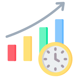 tempo para o mercado Ícone