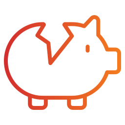 Piggy bank icon