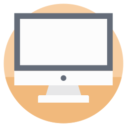 Computer monitor icon